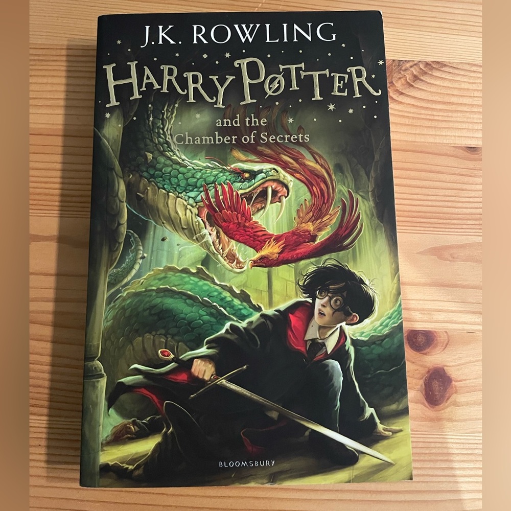 Harry Potter and The Chamber Of Secrets by JK Rowling UK edition.